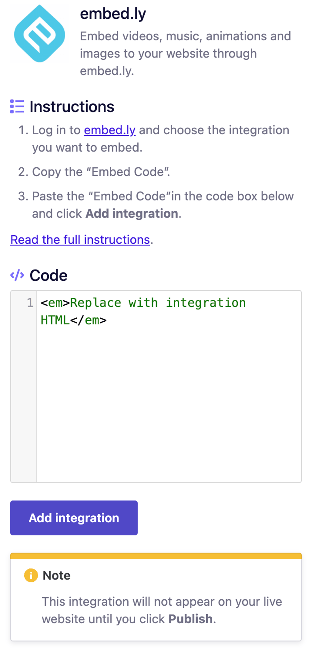 Adding Embedly to your website [B12 2.0]